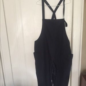Linen overalls